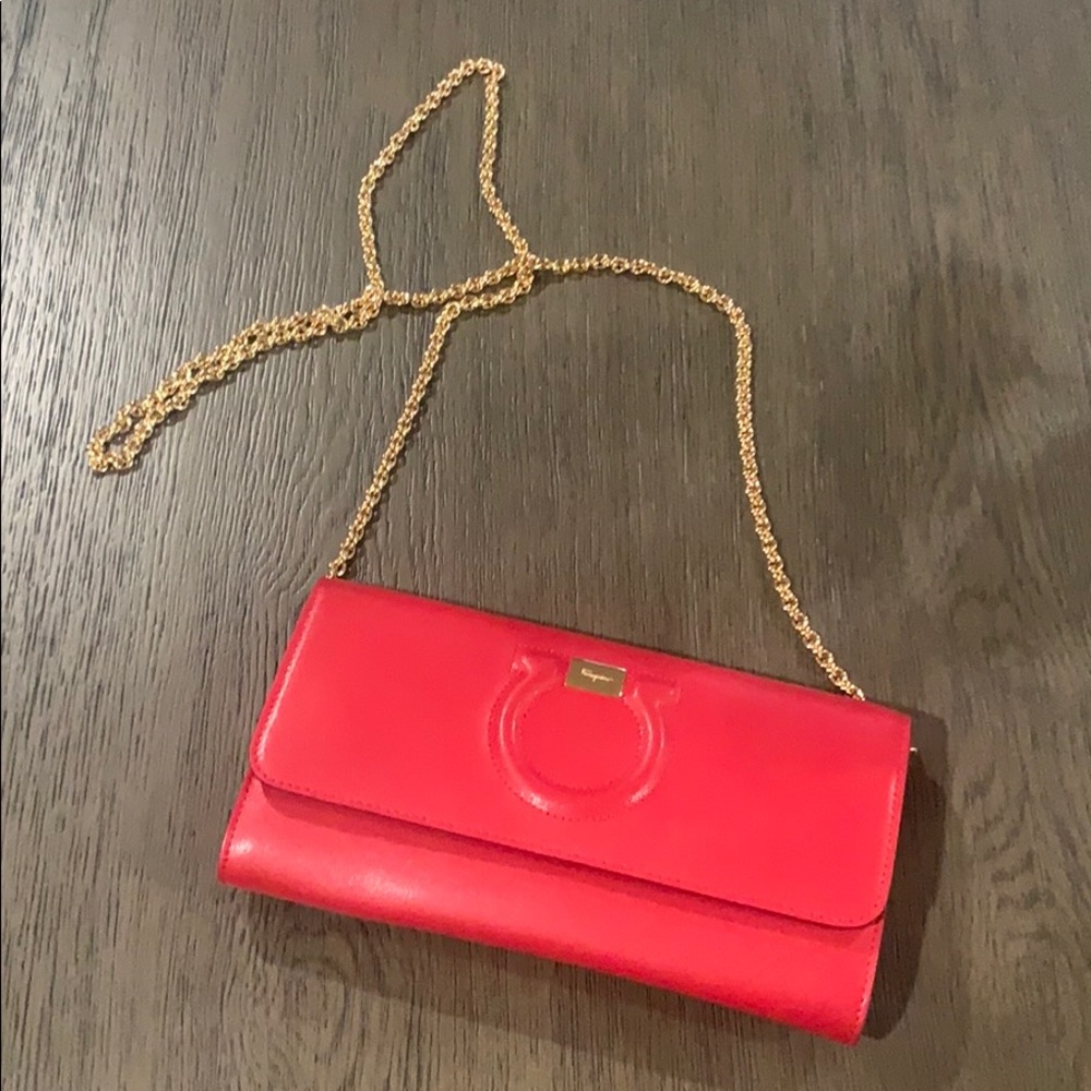 Ferragamo Wallet On a Chain - Brand New w/ Box - Picture 7 of 8